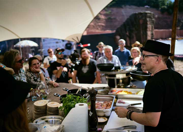 Workshop beim Foodrock Festival